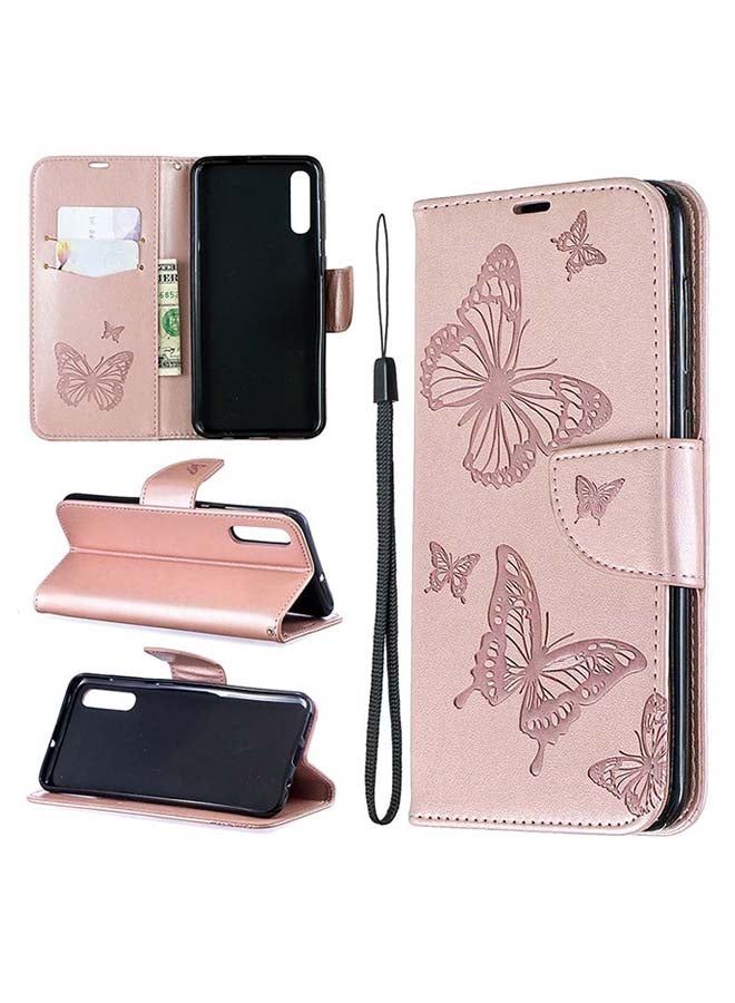 صوجي غطاء حماية قلاب لهاتف سامسونج جالاكسي A50 وردي - Image 2