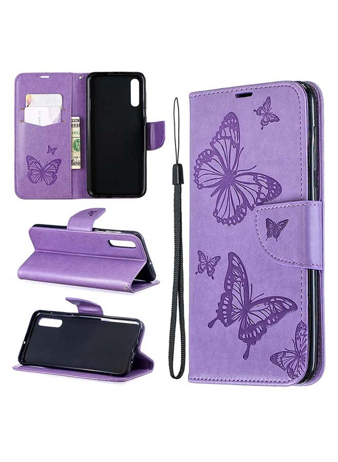 صوجي غطاء حماية قلاب لهاتف سامسونج جالاكسي A50 أرجواني - Image 2