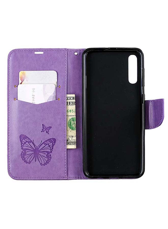 صوجي غطاء حماية قلاب لهاتف سامسونج جالاكسي A50 أرجواني - Image 3