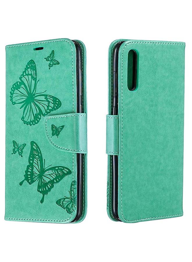 SOWUGI - Flip Case Cover For Samsung Galaxy A70 Green - Image 1