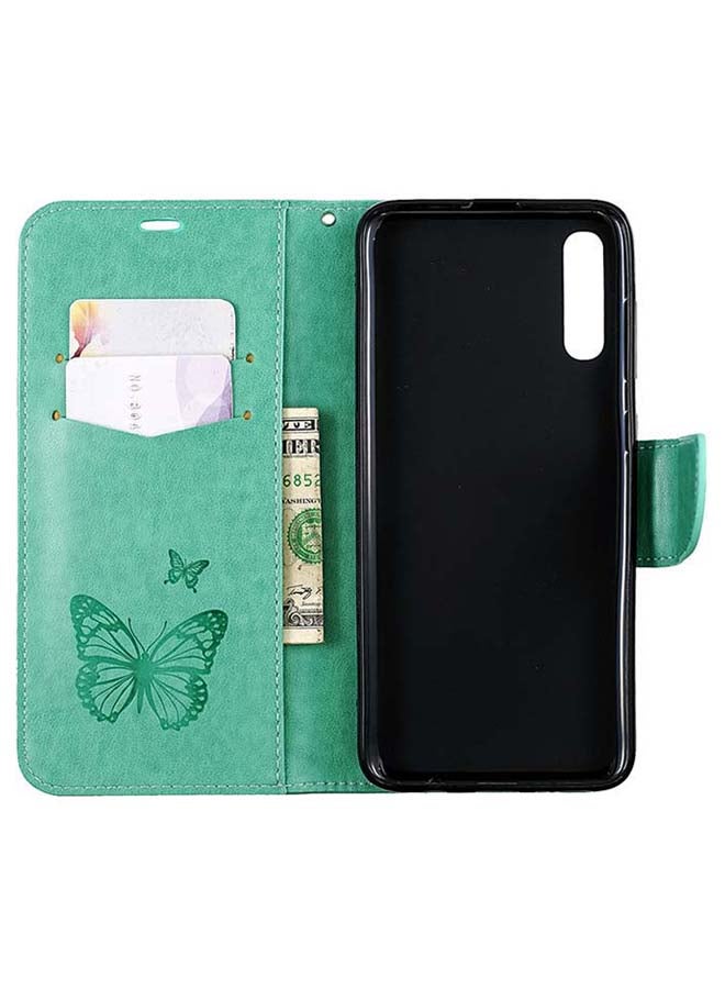 SOWUGI - Flip Case Cover For Samsung Galaxy A70 Green - Image 1