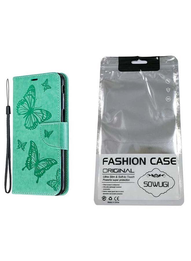 SOWUGI - Flip Case Cover For Samsung Galaxy A70 Green - Image 1