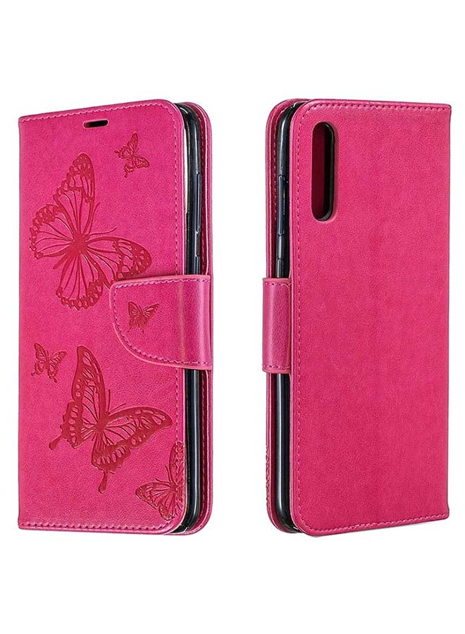 صوجي غطاء حماية قلاب لهاتف سامسونج جالاكسي A70 وردي - Image 1