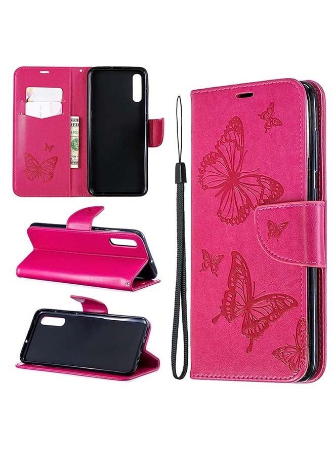 صوجي غطاء حماية قلاب لهاتف سامسونج جالاكسي A70 وردي - Image 2