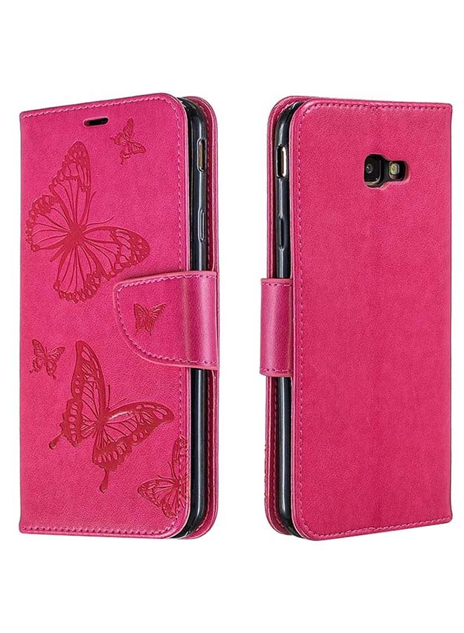 SOWUGI Flip Case Cover For Samsung Galaxy J4 Plus Pink - Image 1