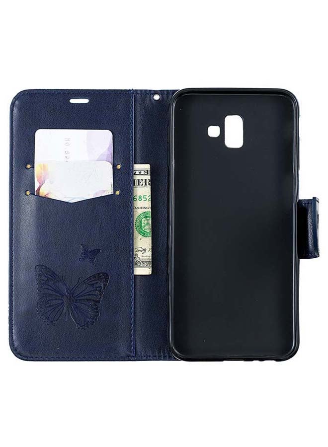 SOWUGI - Flip Case Cover For Samsung Galaxy J6 Plus Blue - Image 1