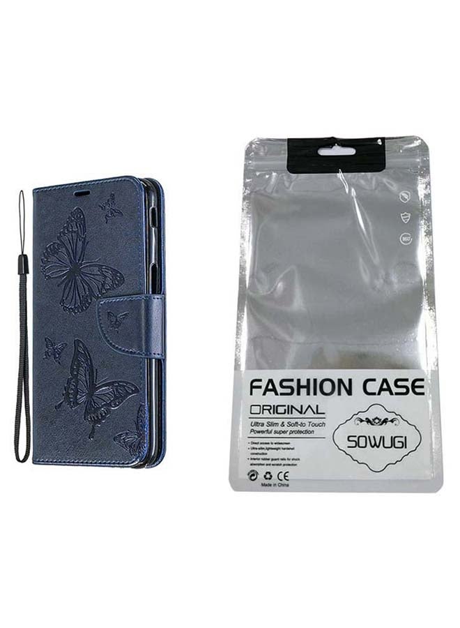 SOWUGI - Flip Case Cover For Samsung Galaxy J6 Plus Blue - Image 1