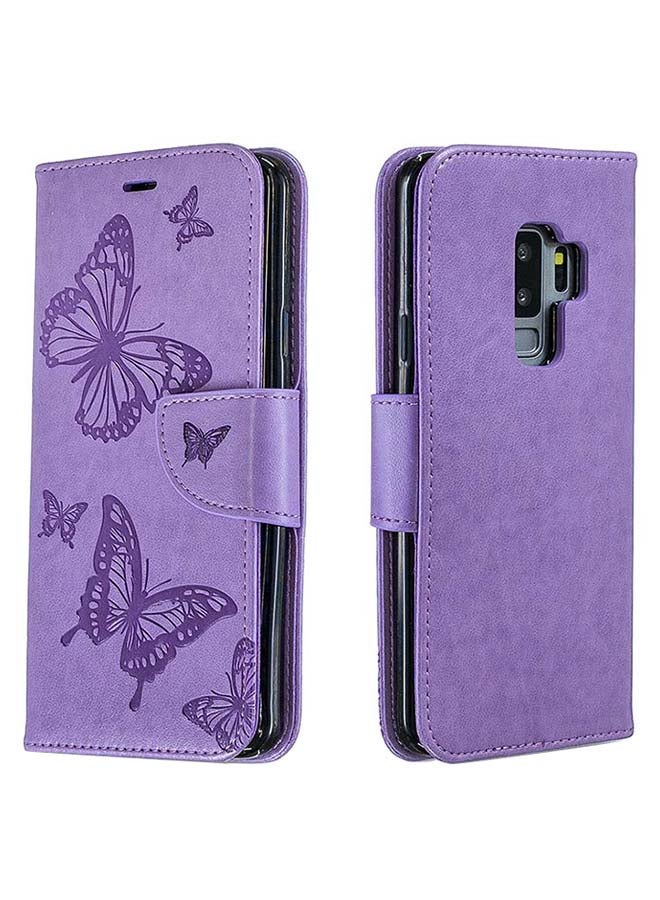 SOWUGI - Flip Case Cover For Samsung Galaxy S9 Plus Purple - Image 1