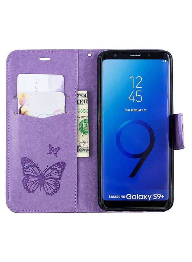SOWUGI - Flip Case Cover For Samsung Galaxy S9 Plus Purple - Image 1