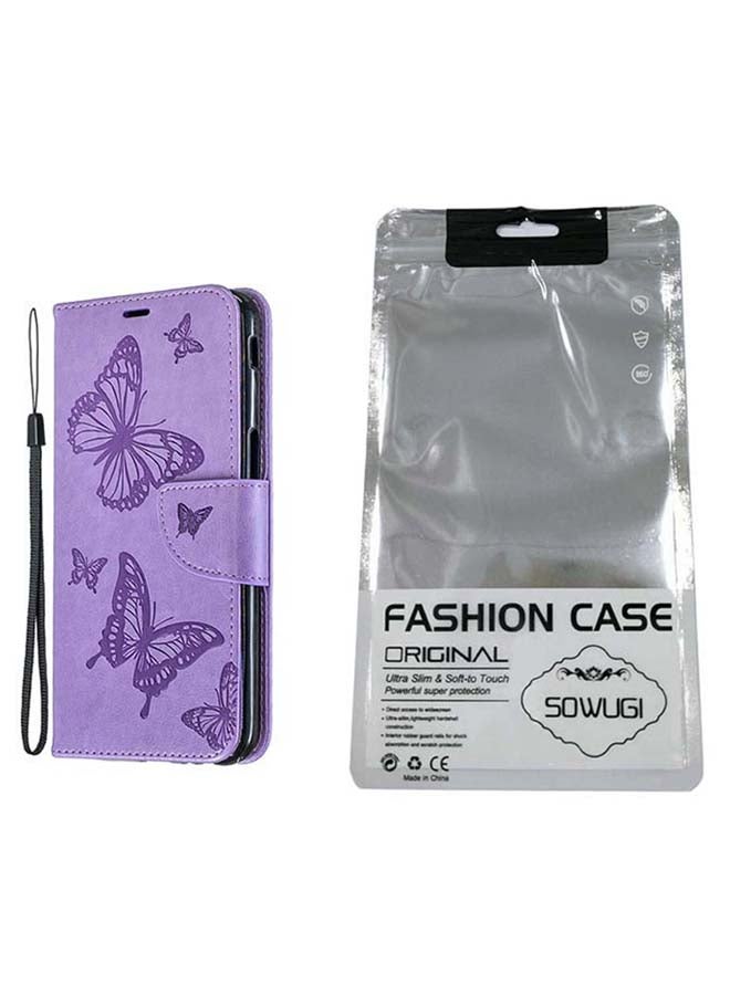 SOWUGI Flip Case Cover For Samsung Galaxy S9 Purple - Image 4