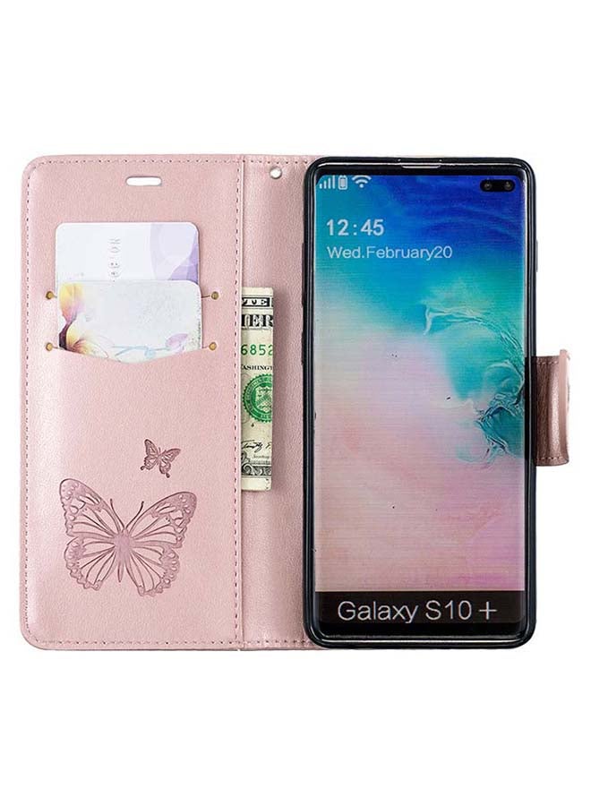 صوجي غطاء حماية قلاب لهاتف سامسونج جالاكسي S10 بلس وردي - Image 3