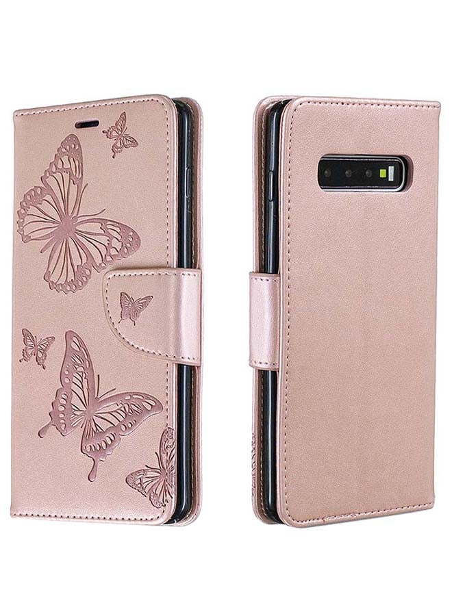 صوجي غطاء حماية قلاب لهاتف سامسونج جالاكسي S10 بلس وردي - Image 1