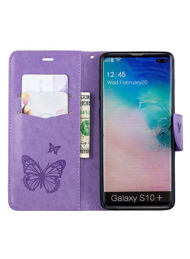 صوجي غطاء حماية قلاب لهاتف سامسونج جالاكسي S10 بلس أرجواني - Image 3