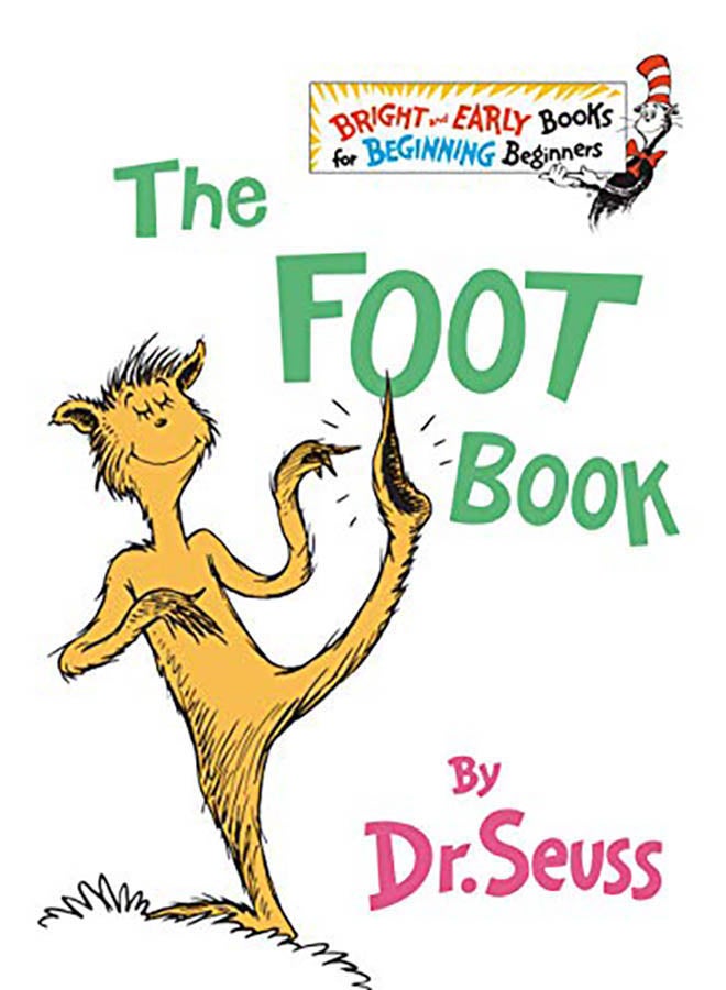 The Foot Book Hardcover English by Dr Seuss - 1968