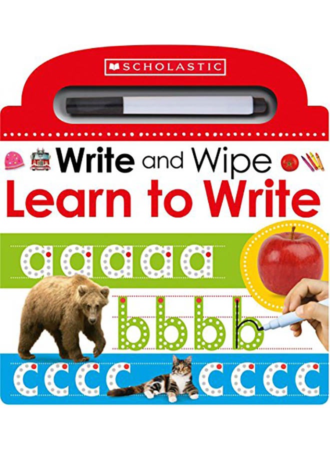 Learn to Write (Scholastic Early Learners: Write and Wipe) Hardcover English by Scholastic - 2016 