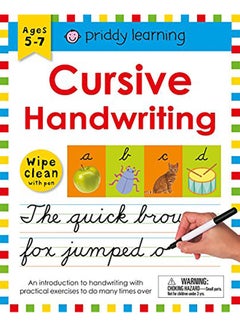 Wipe Clean Workbook: Cursive Handwriting Paperback English by Roger Priddy - 2017