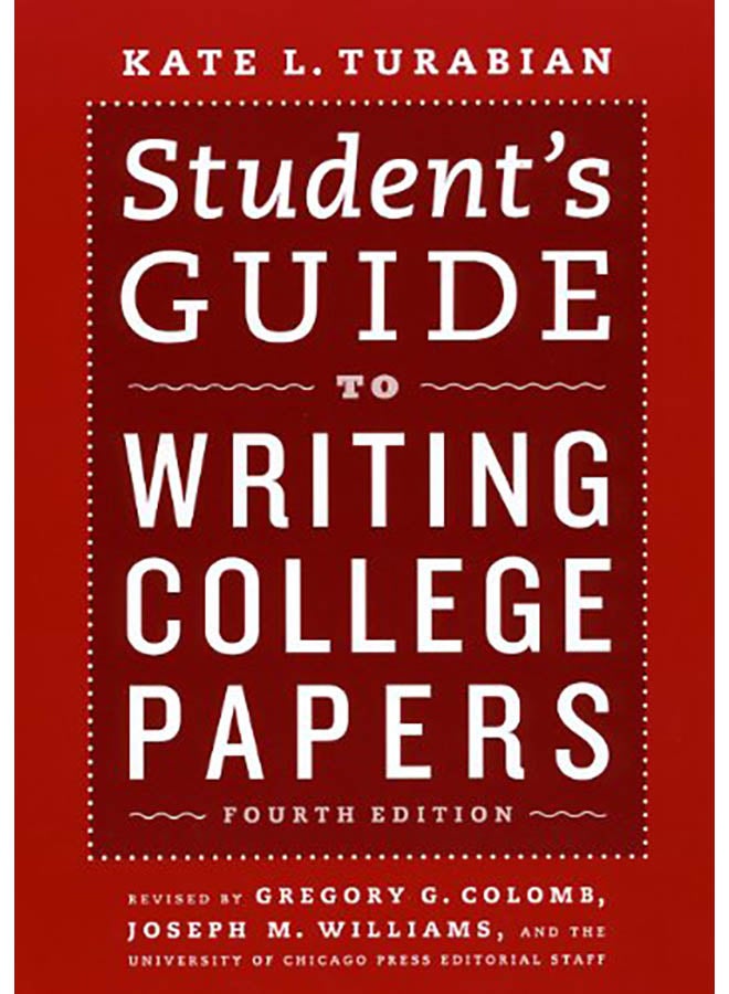 Student's Guide to Writing College Papers paperback english - 2010 