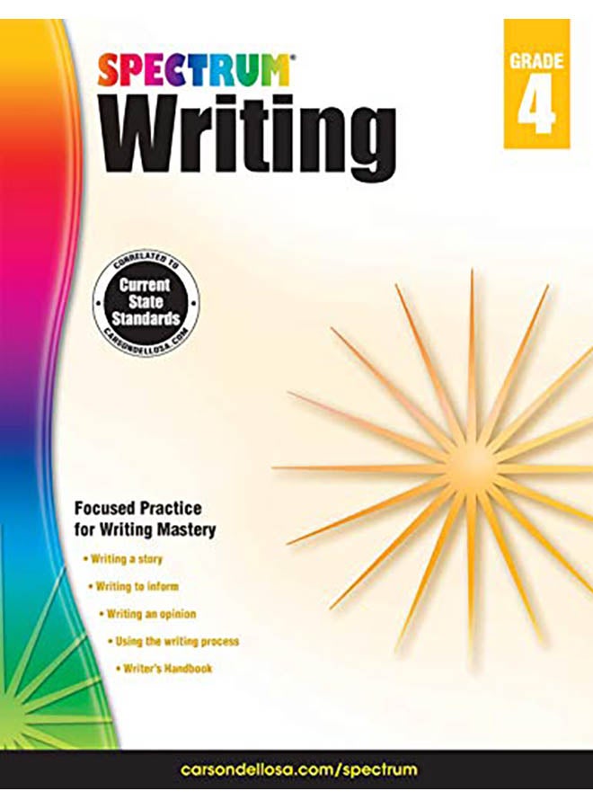 Spectrum Writing, Grade 4 Paperback English by Spectrum - 2014