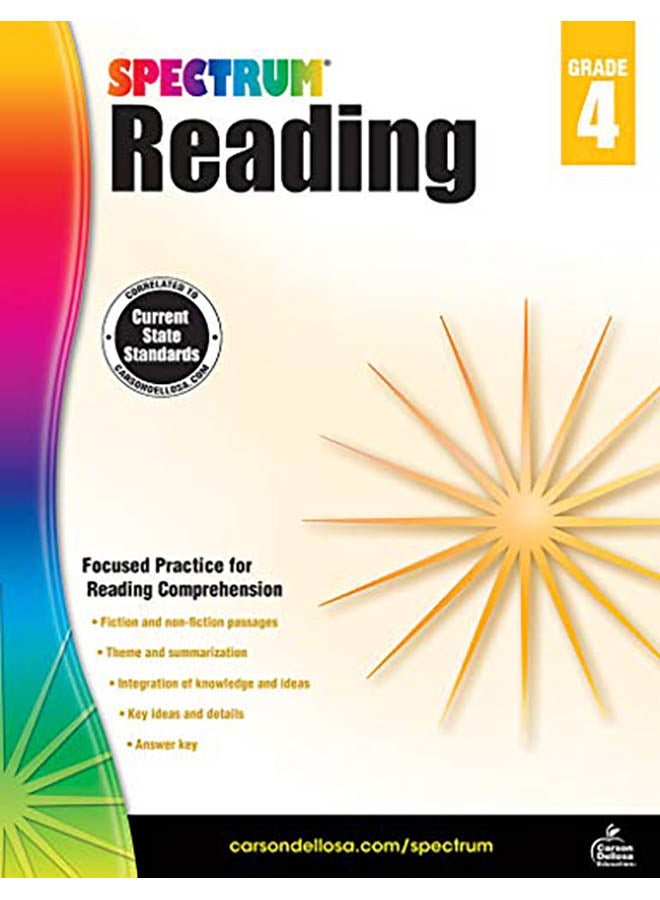 Spectrum Reading Workbook, Grade 4 paperback english - 2014 