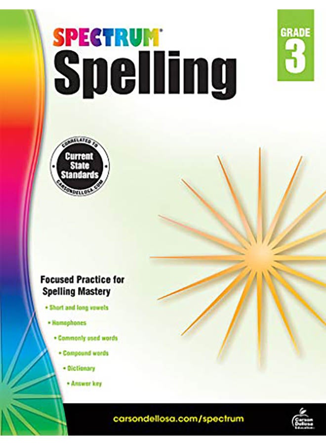 Spectrum Spelling, Grade 3 paperback english - 2014