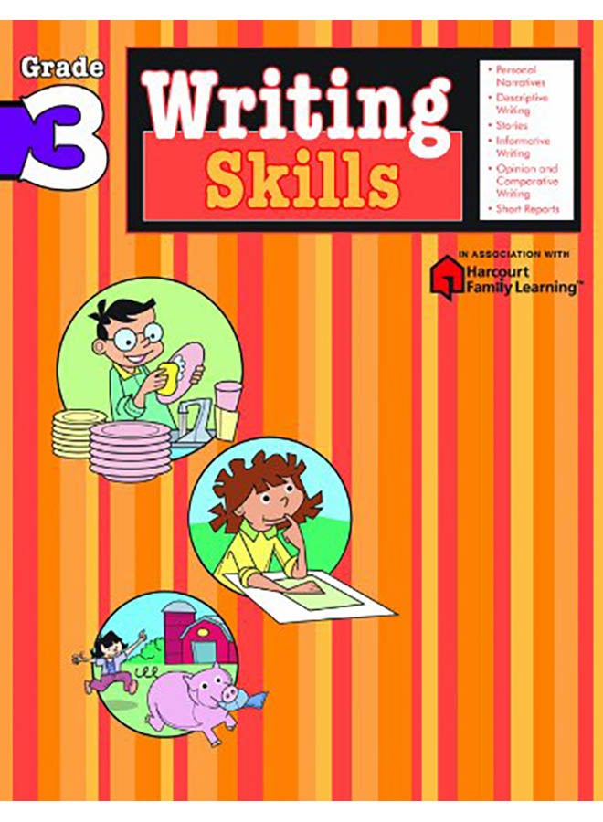 Writing Skills: Grade 3 (Flash Kids Harcourt Family Learning) paperback english - 2006