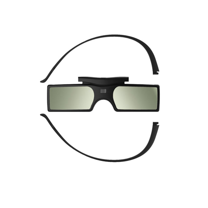 Generic 3D DLP-Link Active Glasses Black  - Image 2