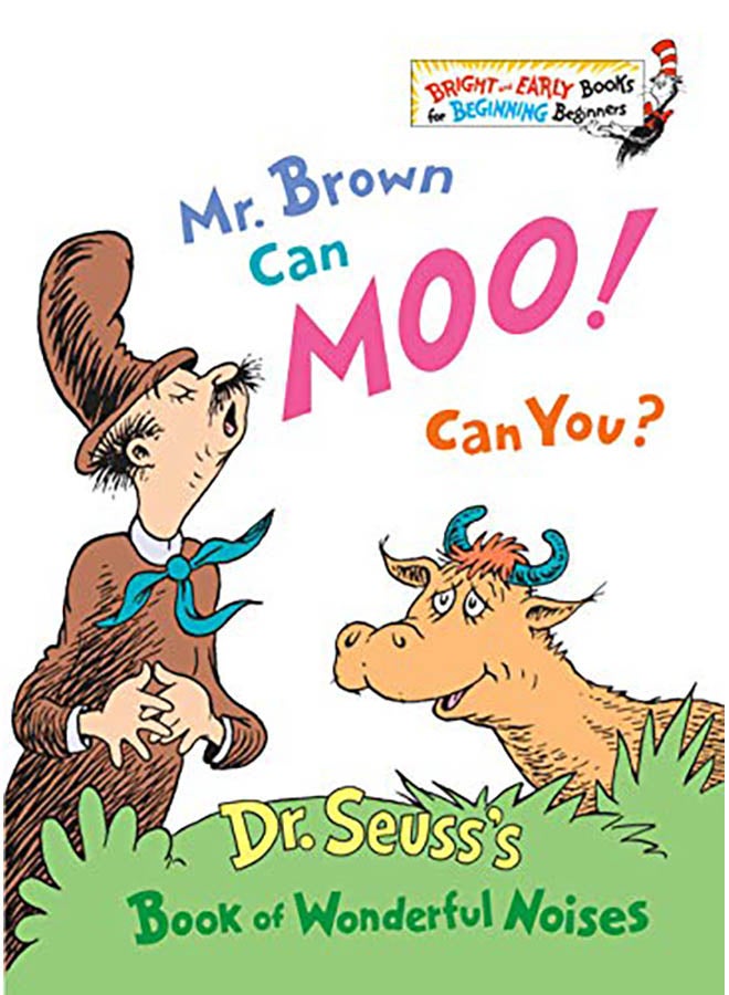 Mr. Brown Can Moo! Can You? Hardcover English by Dr Seuss - 1970 