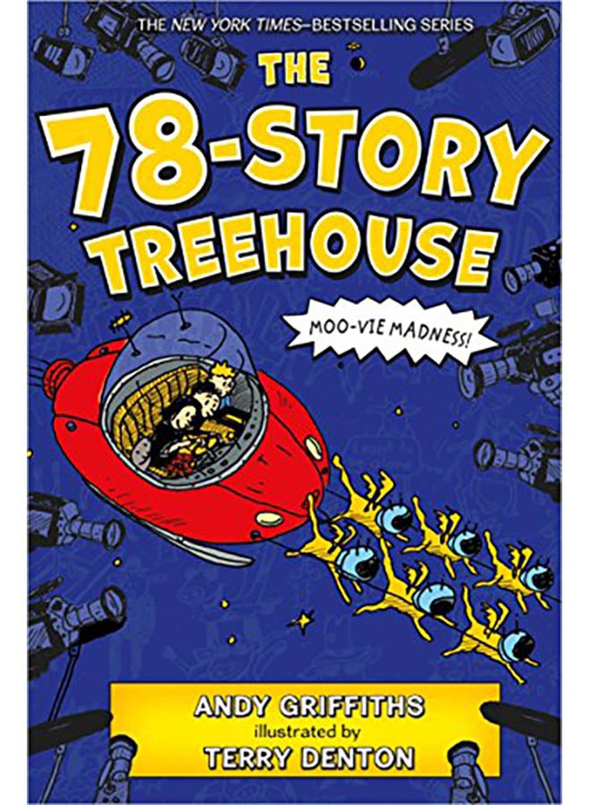 The 78-Story Treehouse: Moo-Vie Madness! Paperback English by Andy Griffiths - 2019