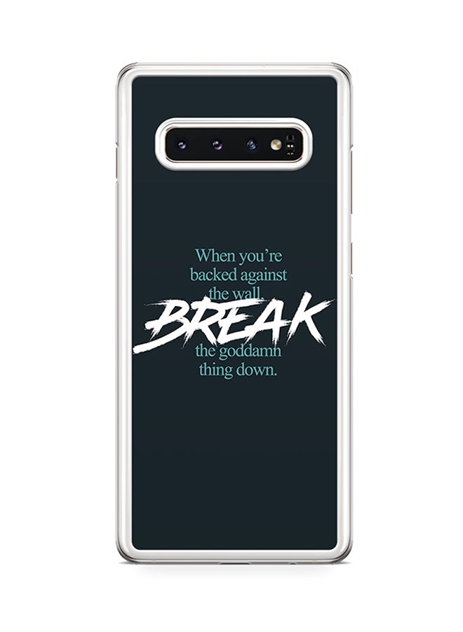 Protective Case Cover For Samsung Galaxy S10 Plus Multicolour