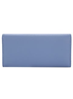 baellerry Logo Printed Foldable Long Clutch Blue  - Image 2