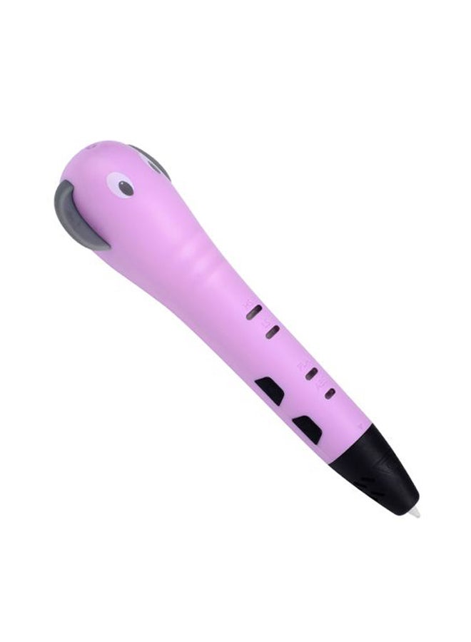 Multifunctional 3D Drawing Printing Pen Purple/Black