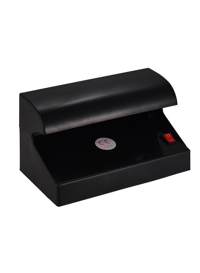 Generic Portable Desktop Multi-Currency Money Detector Machine Black 