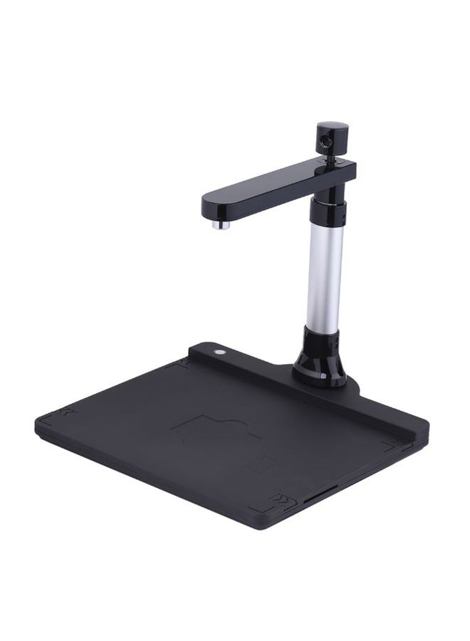 Generic Adjustable Dual Lens Document Scanner Black 