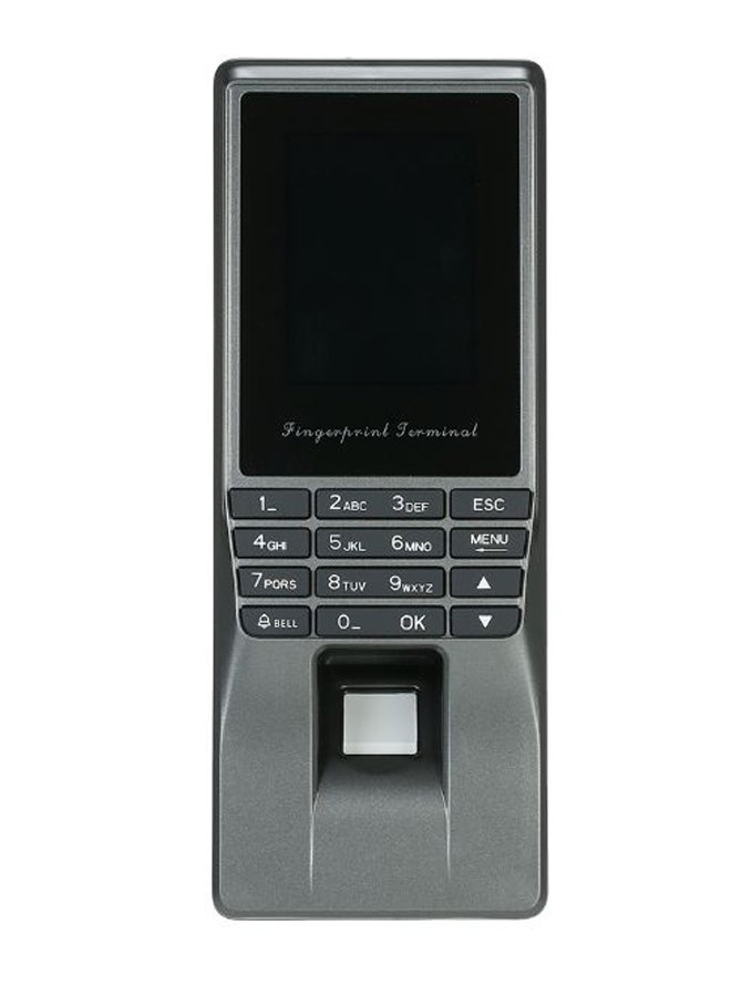 Biometric Access Control Attendance TCP/IP Machine Black