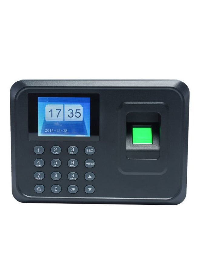 Generic Fingerprint Password Attendance Machine With TFT LCD Screen White 