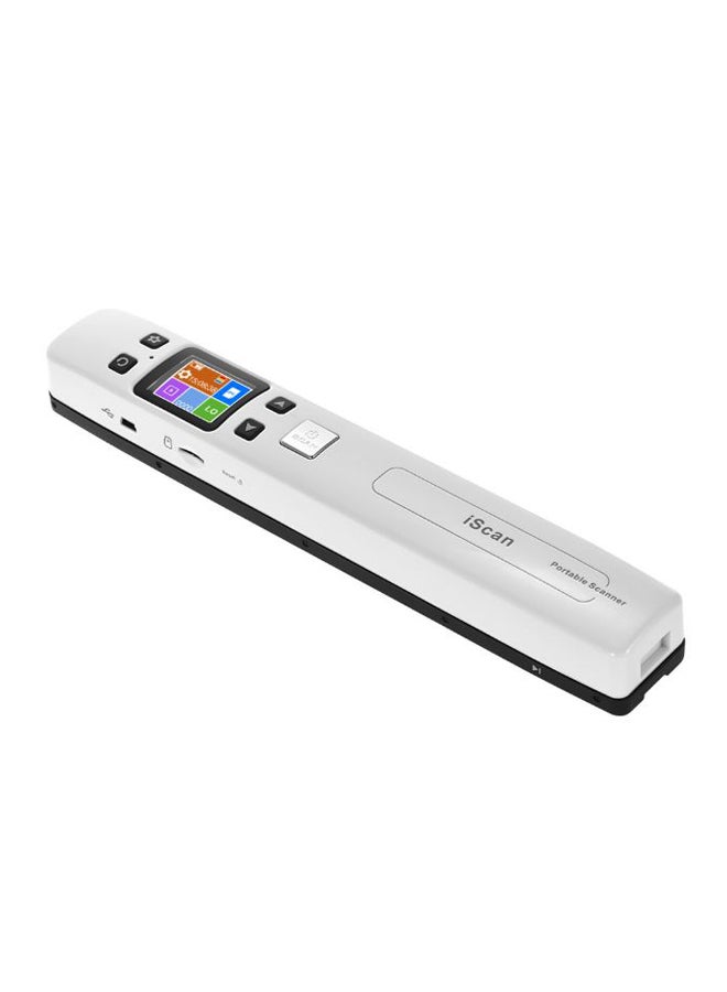 Generic Portable Wand Document And Images Scanner White/Black 