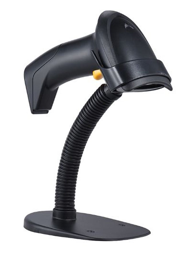 Generic Handheld Wireless Barcode Scanner Black/Orange 