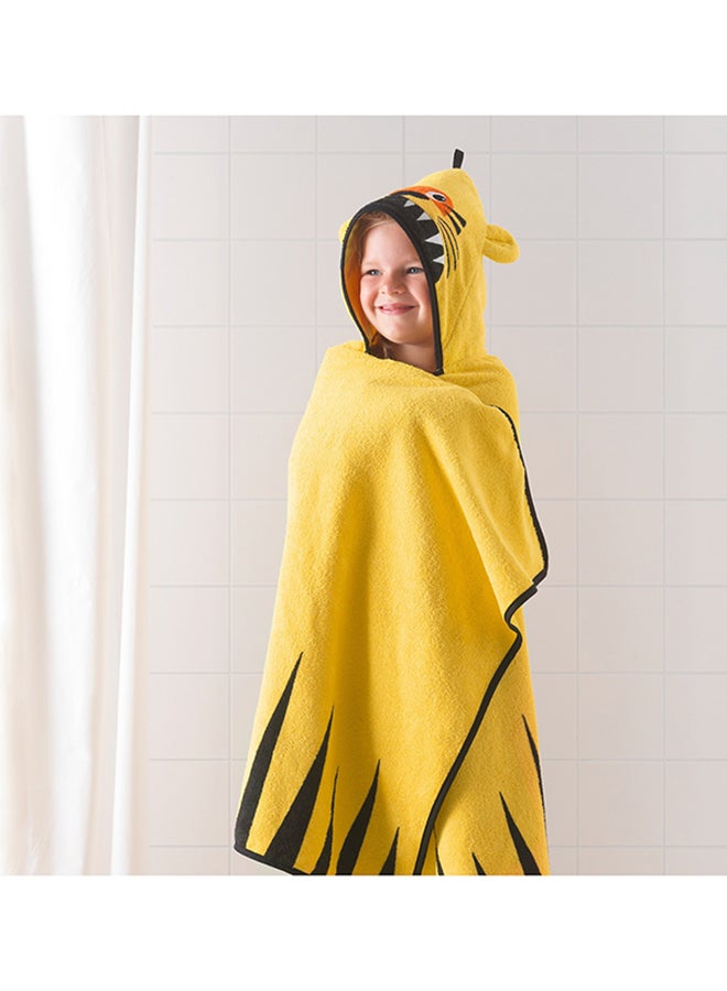 Djungelskog Tiger Printed Bath Towel With Hood - Image 4