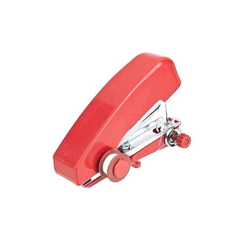 Sharpdo Portable Mini Hand Clothes Sewing Machine Red - Image 2