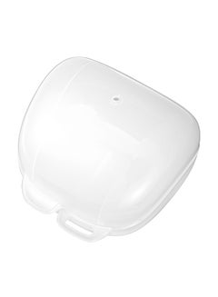 nip 2-in-1 Pacifier/Soother Box Sterilizer and Hygienic Soother Storage Case, Microwavable, Clean soothers in 60 seconds, Made in Germany, Fits most soothers - White  - Image 1