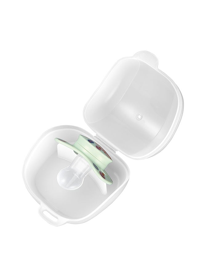 2-in-1 Pacifier/Soother Box Sterilizer and Hygienic Soother Storage Case, Microwavable, Clean soothers in 60 seconds, Made in Germany, Fits most soothers - White - v1557998433/N22757221A_2