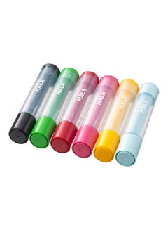 MALA 6-Piece Assorted Stamp Pens Assorted Colour  - Image 1