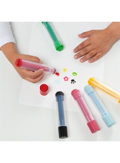 MALA 6-Piece Assorted Stamp Pens Assorted Colour  - Image 2