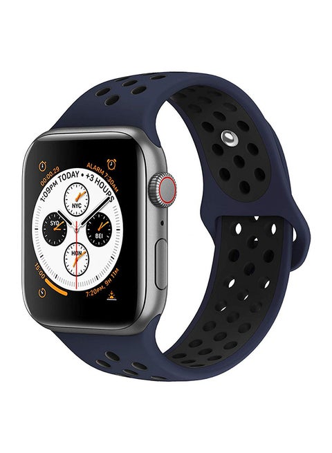 Replacement Wrist Band For Apple Watch Series 1/2/3/4 42mm 44mm Blue/Black