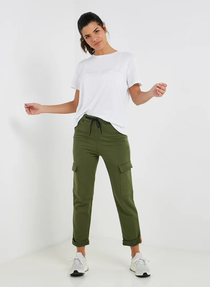 NA-KD New York T-Shirt White