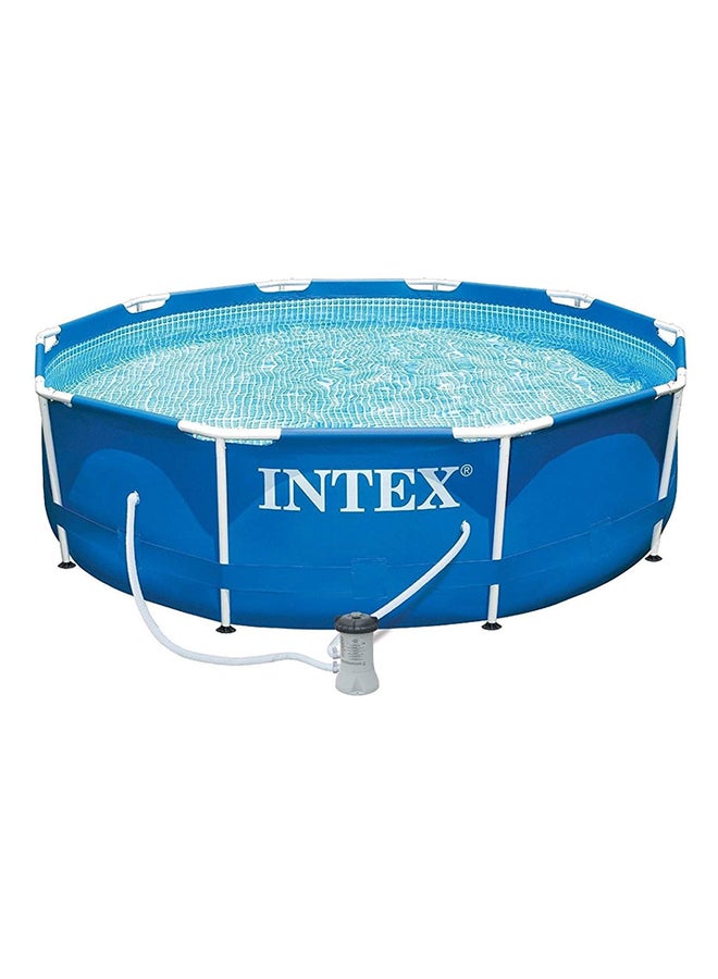 INTEX Metal Frame Pool Set 10Ft x 30In  - Image 1