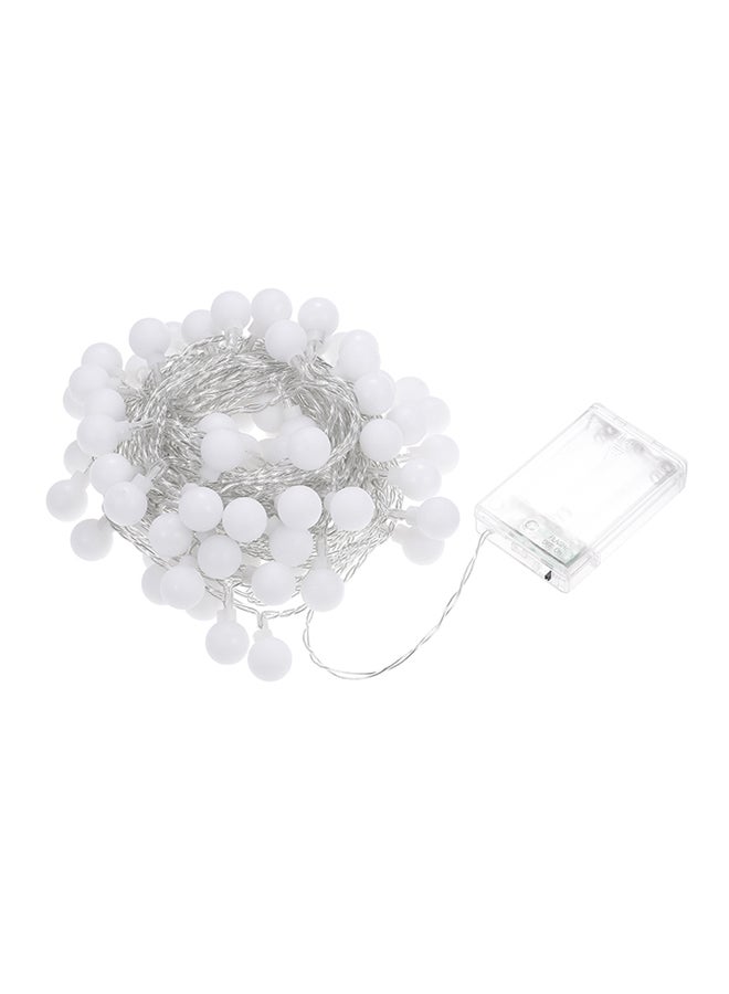 Ball Shaped Warm LED String Lights Warm White - Image 1