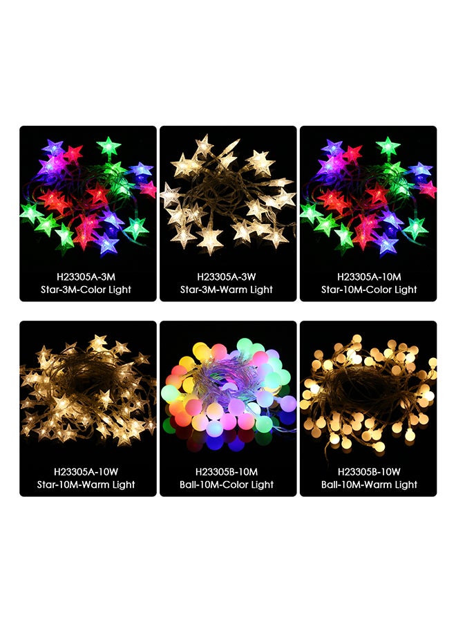 Ball Shaped Warm LED String Lights Warm White - Image 3