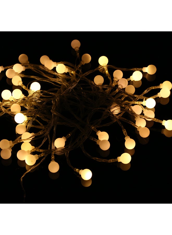 Ball Shaped Warm LED String Lights Warm White - Image 4