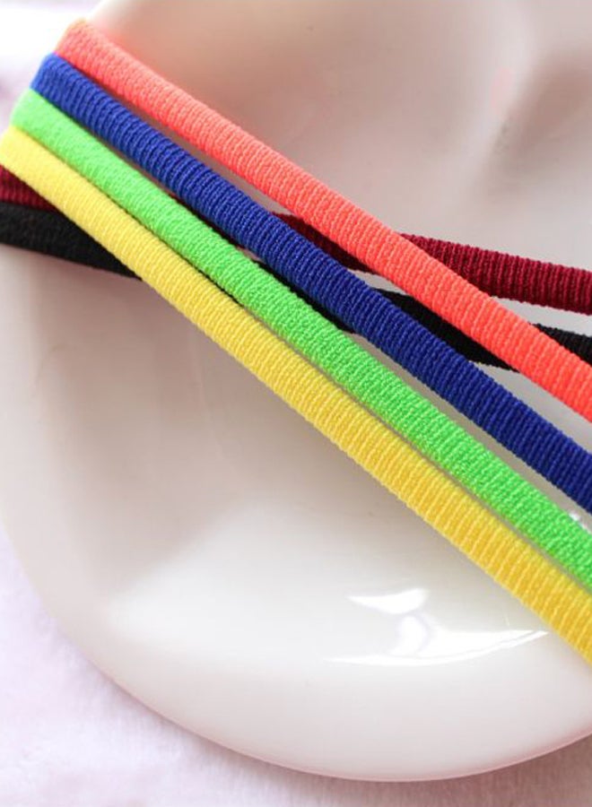 Voberry 50-Piece Hair Ties Band Set Assorted Multicolour 20 x 9 x 4cm  - Image 4
